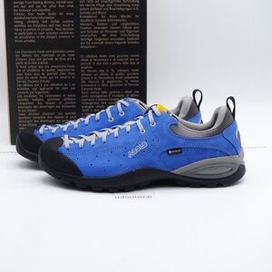 NEW Men's Asolo Shiver GV GTX Gore-Tex Waterproof Hiking Shoes Sporty Blue